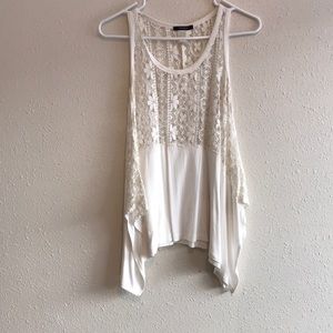 White lace top